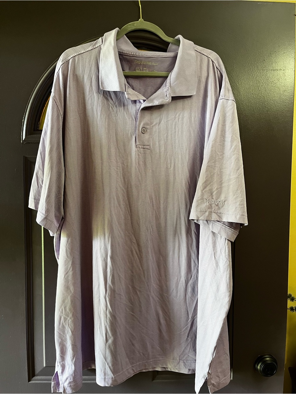 Men's Lavender Polo Shirt - Lightweight Short Sleeve
